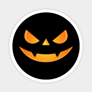 Halloween Spooky Jack O Lantern Pumpkin Face Magnet